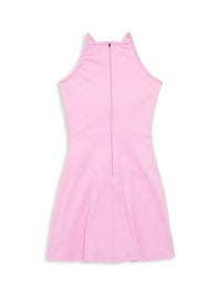 Miss Behave Girls - Girl's Kimberly Knotted Key Hole Mini Dress