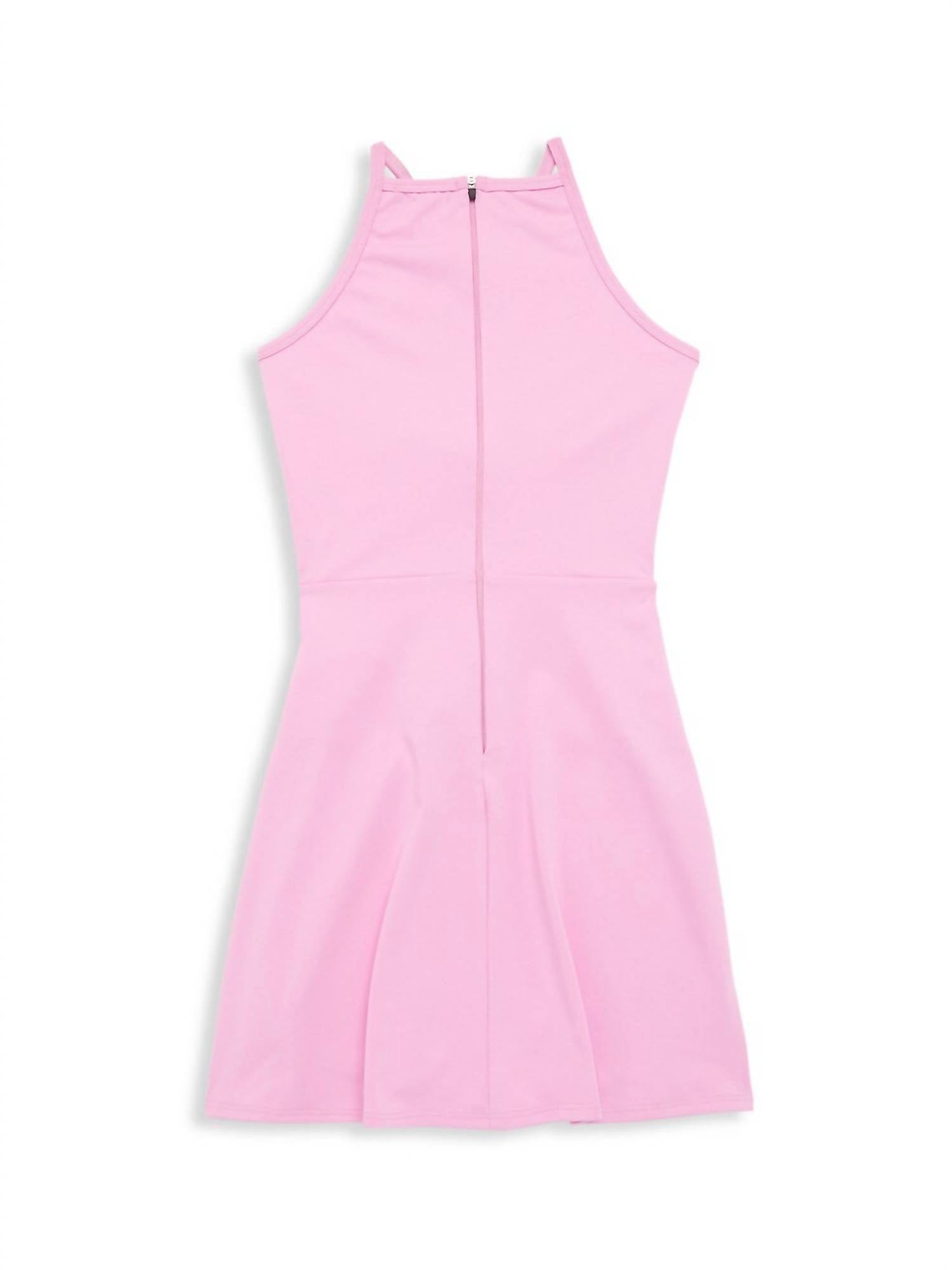 Miss Behave Girls - Girl's Kimberly Knotted Key Hole Mini Dress