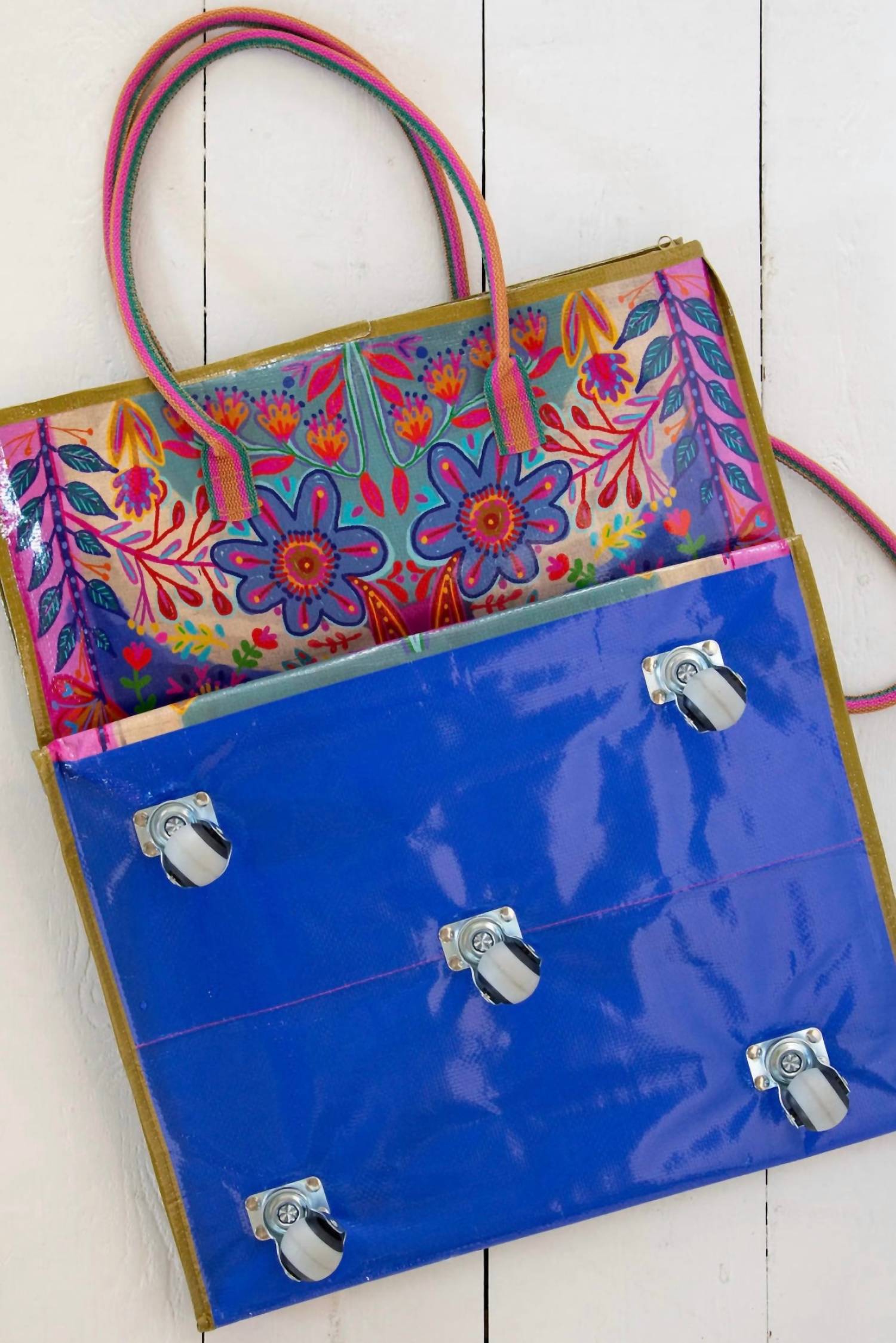 Natural Life Women's Rolling Tote Bag in multi - women's bag - alternate view