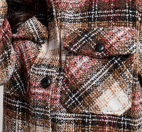 Tribal - Plaid Drop Shoulder Shacket