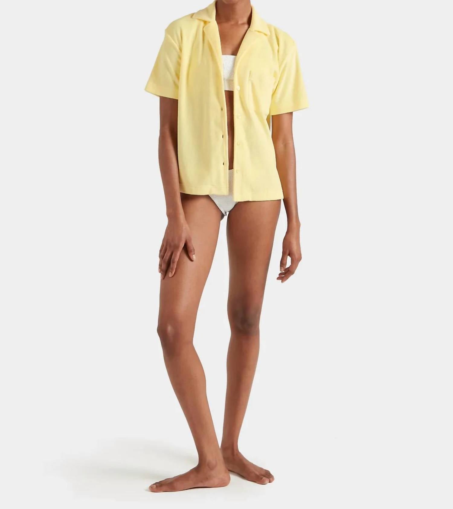 Hunza G - Terry Toweling Cuban Shirt