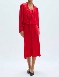 Raquel Allegra Windsor Jacket in red - women's jacket