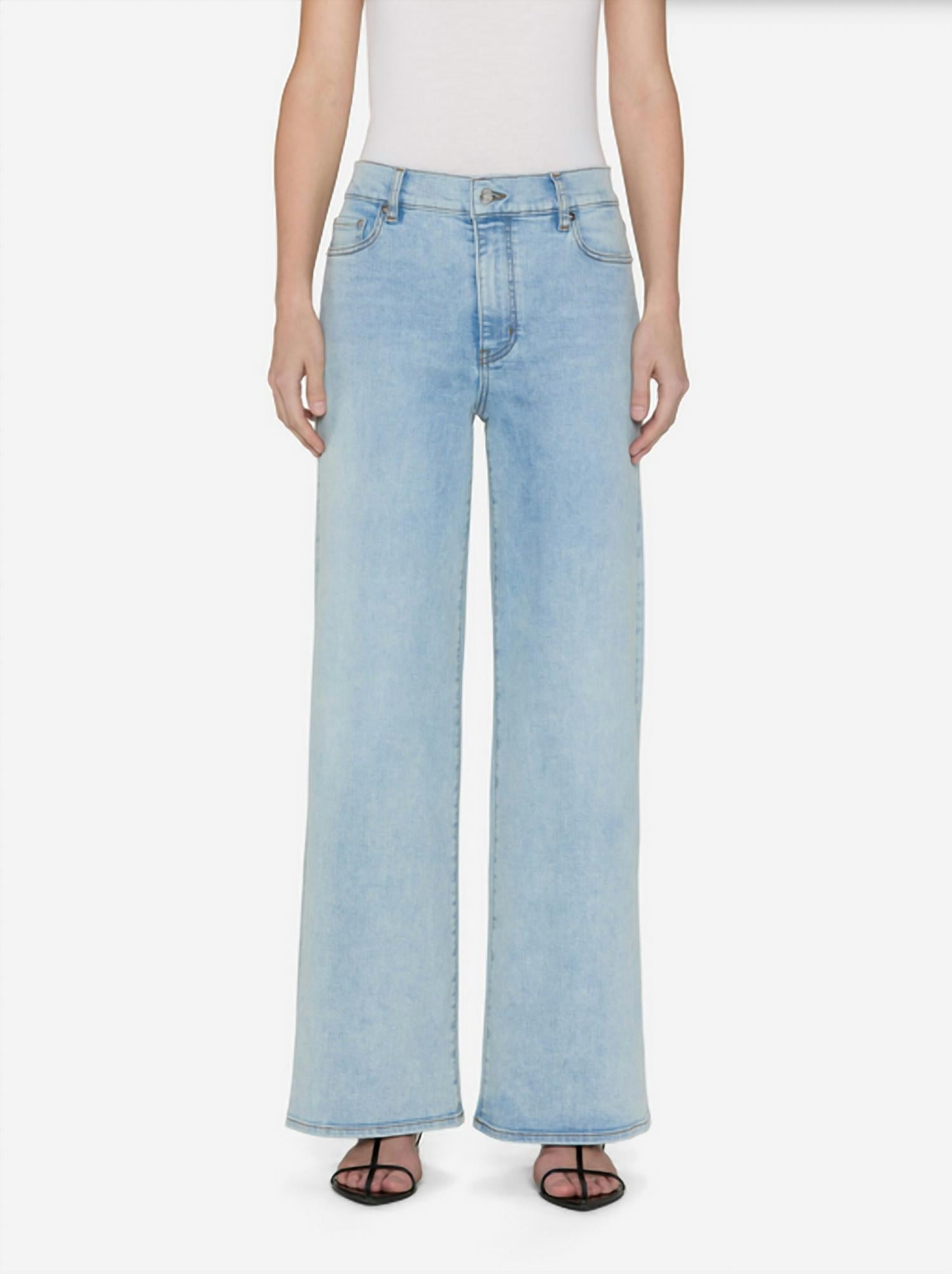 Frame - Le Slim Palazzo Wide Leg Flare Jeans