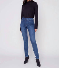 Charlie B - Denim Pull-on Pants