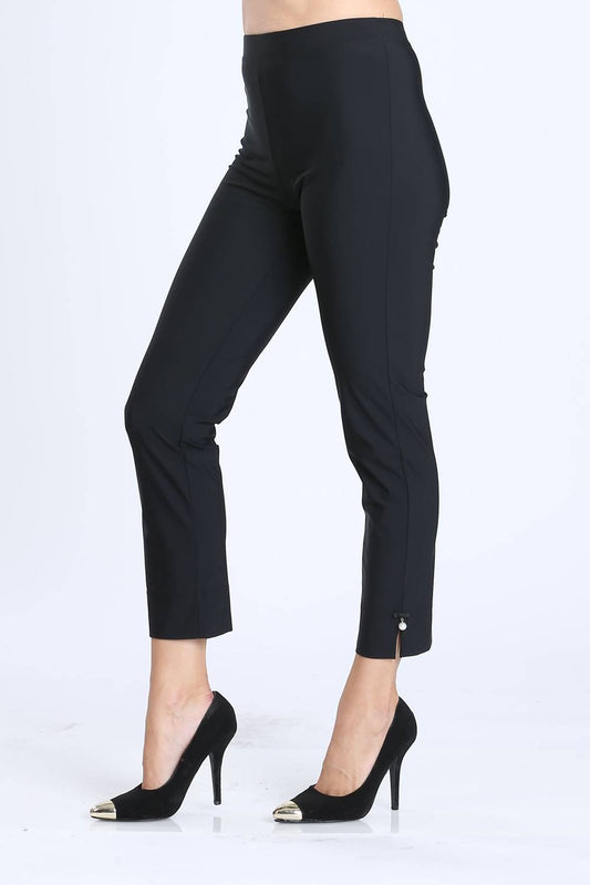 Ic Collection - Pearl Hem Detail Ankle Pants
