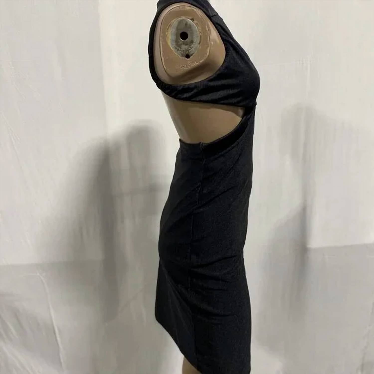 Adriana Degreas - Cut-out Solid Short Dress