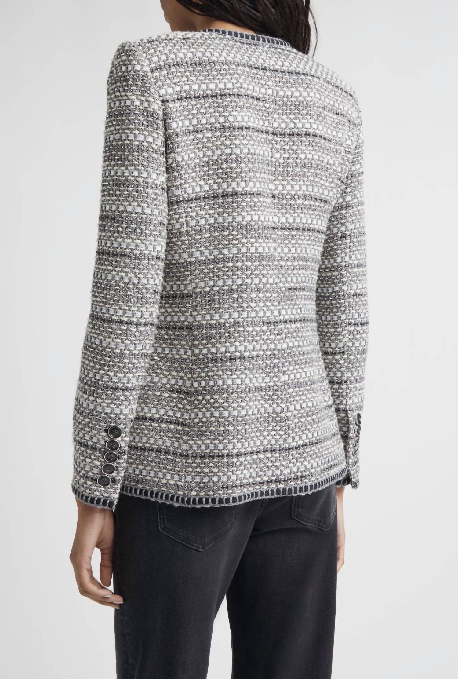 Veronica Beard - Alyssia Matallic Tweed Jacket