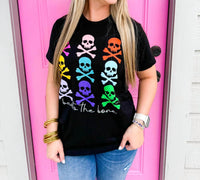 Prickly Pear Tx - Colorful Bad to the Bone Tee