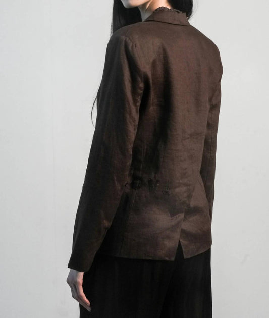 Angel Wings By Lucy - Paris Linen Jacket Blazer