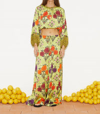 Boteh - Eden Full Sleeve Crop Top