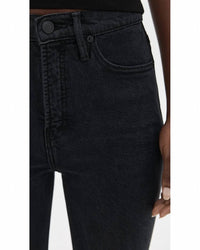 GOOD AMERICAN Good Standard Kick Flare Jeans in black390 - women's jeans - view 6