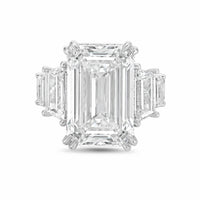 Diana M Jewels - Women's Emerald Lab-Grown Diamond Fashion Ring (15.00 Ct) - Grand