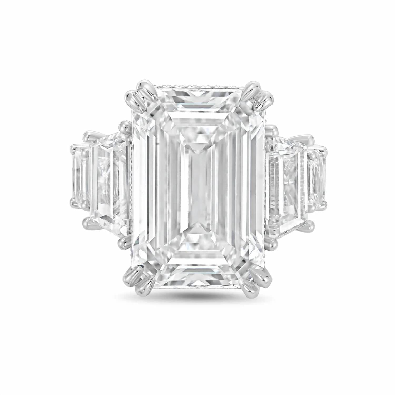 Diana M Jewels - Women's Emerald Lab-Grown Diamond Fashion Ring (15.00 Ct) - Grand