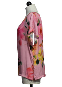 Aldo Martins - Women's Faded Floral Cap Sleeve Top
