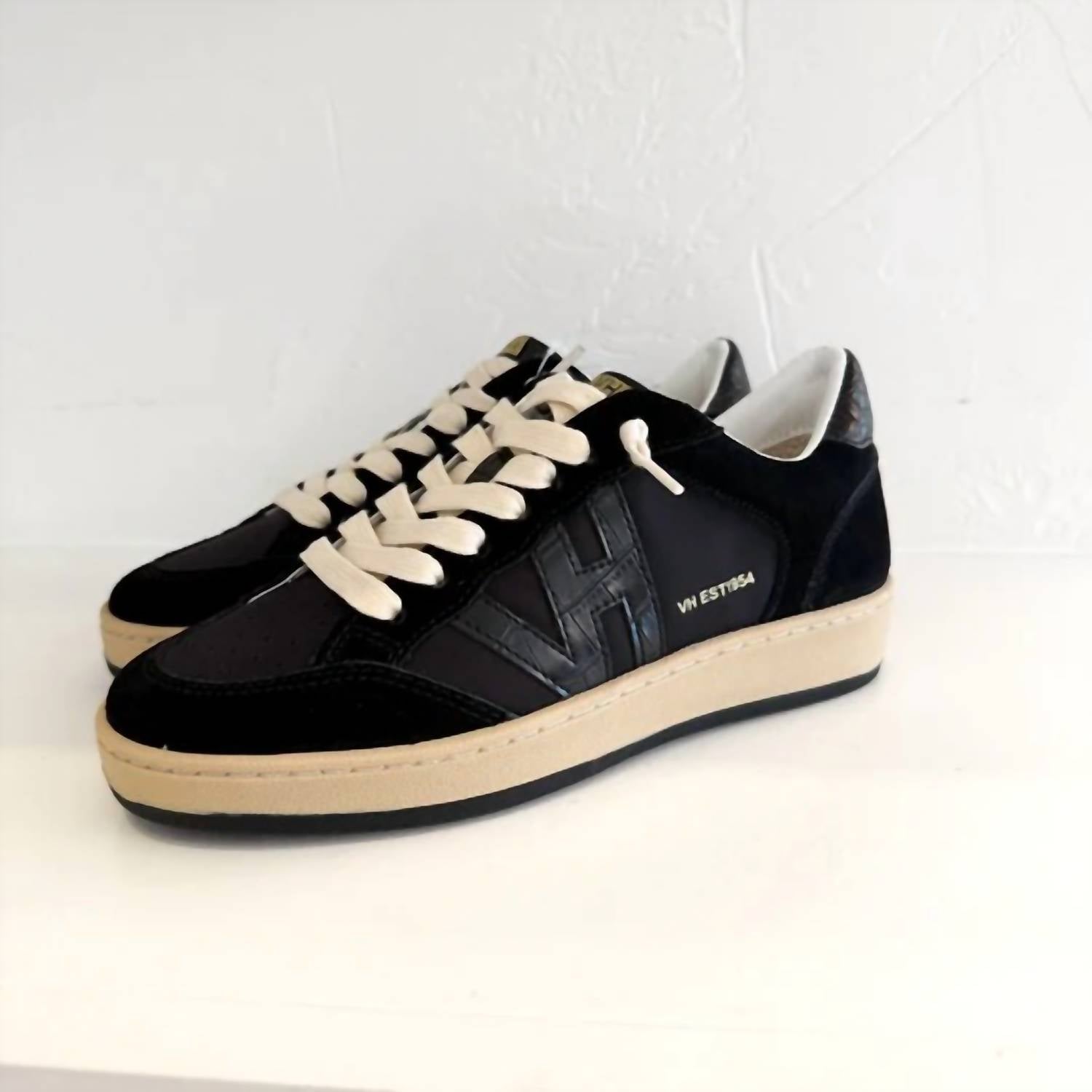 Vintage Havana - Women's Next Crocodile Low Top Laced Sneakers