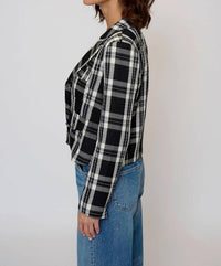 Central Park West - Cropped Plaid Jacket