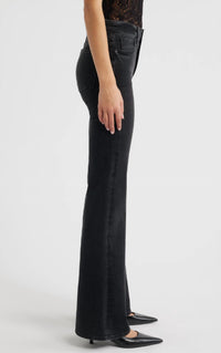 FRAME The Icon Flare Jeans in meteor - women's jeans - detail view