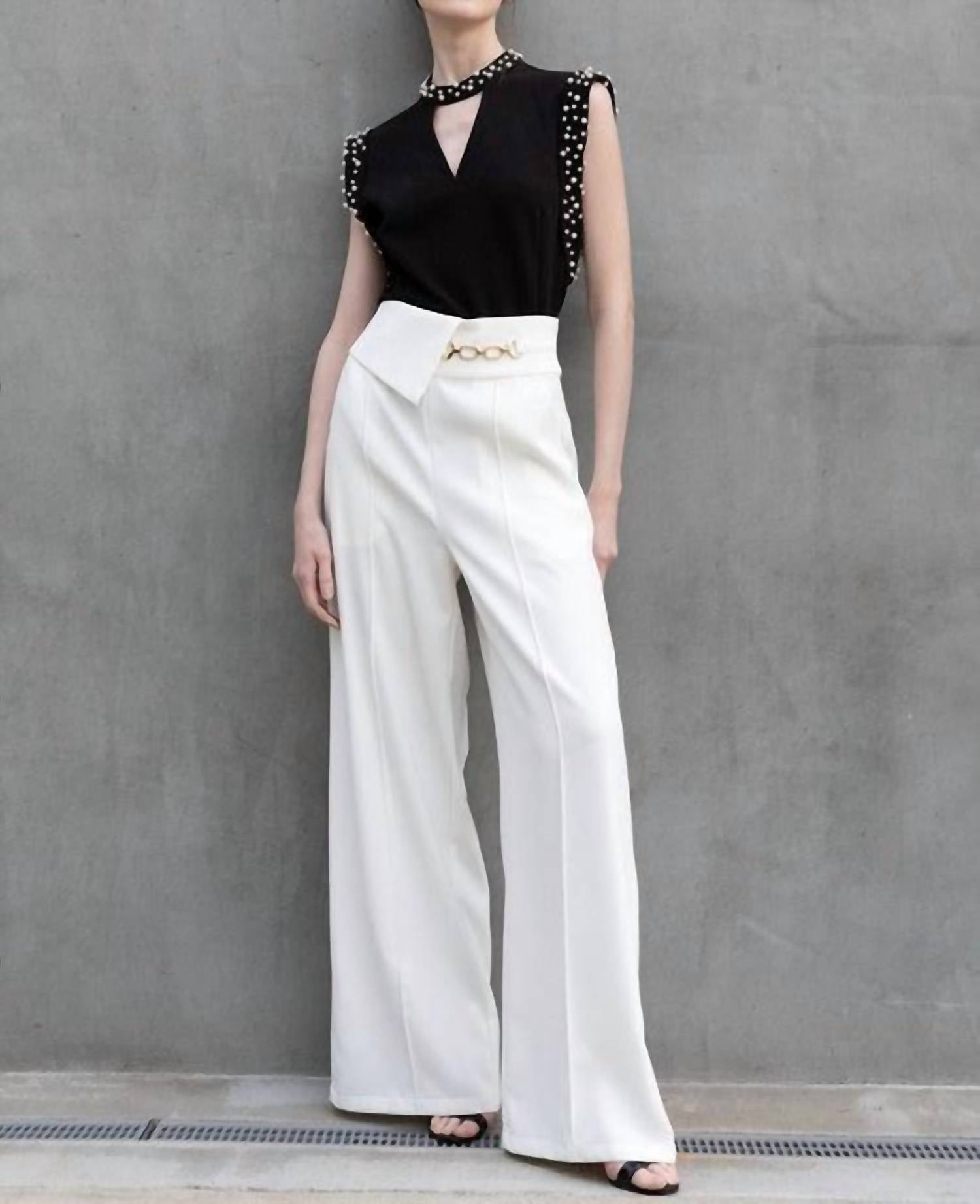Ina Fashion - Isadora Pearl Detail Top