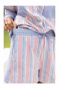 Very J - Boardwalk Striped Top And Short Set