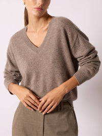 Brochu Walker - Ennes Ruched V-neck Sweater