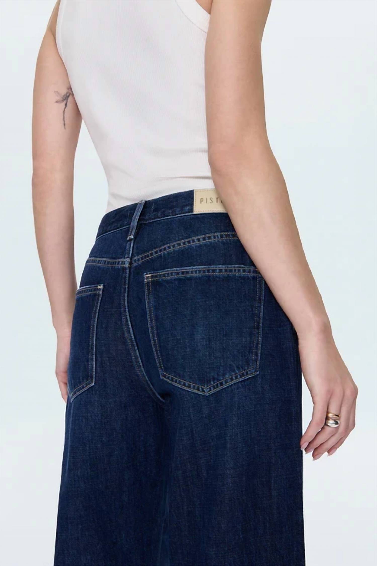 Pistola - Kacey Mid Rise Cropped Jeans