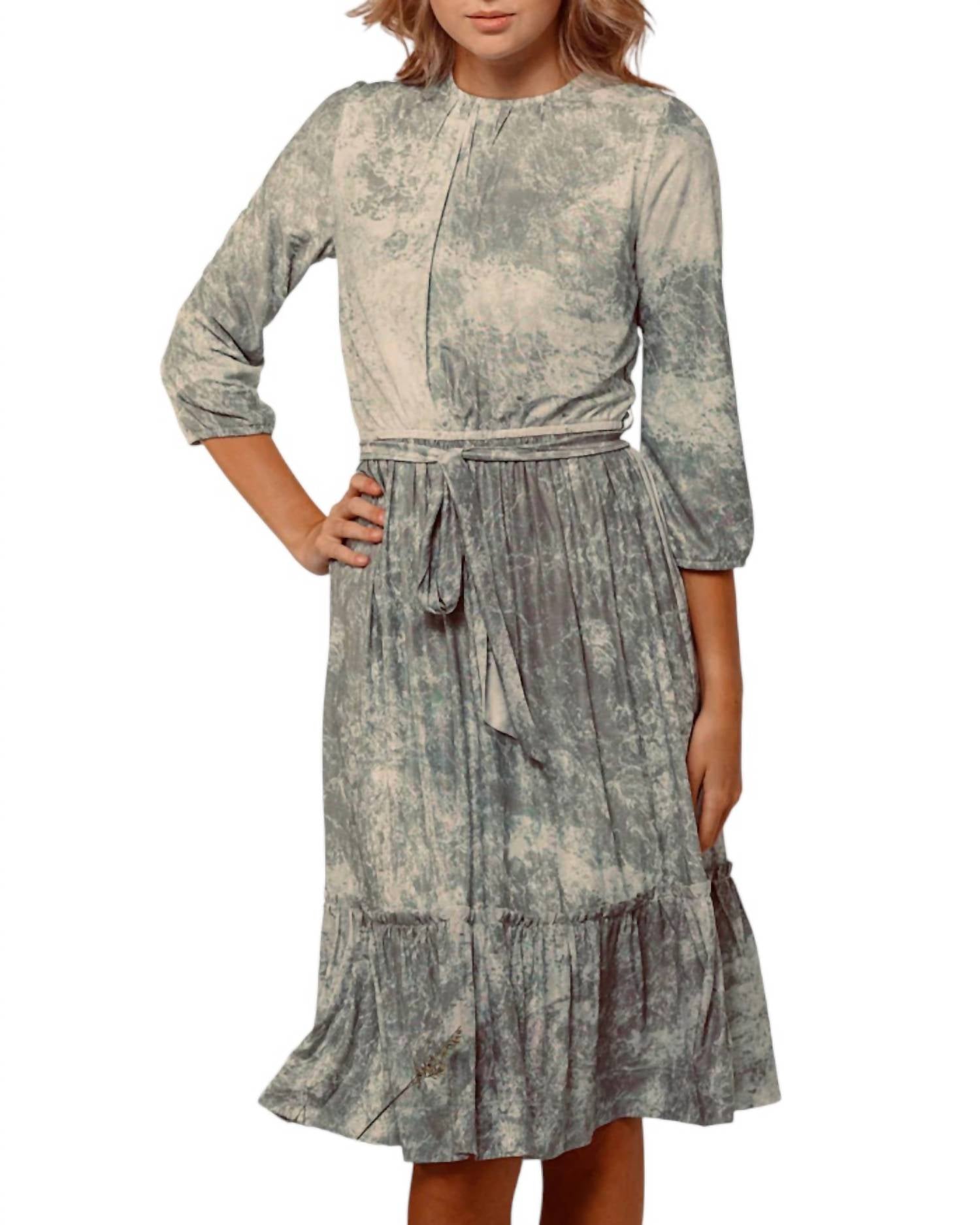 Lilac - Mesh Midi Dress