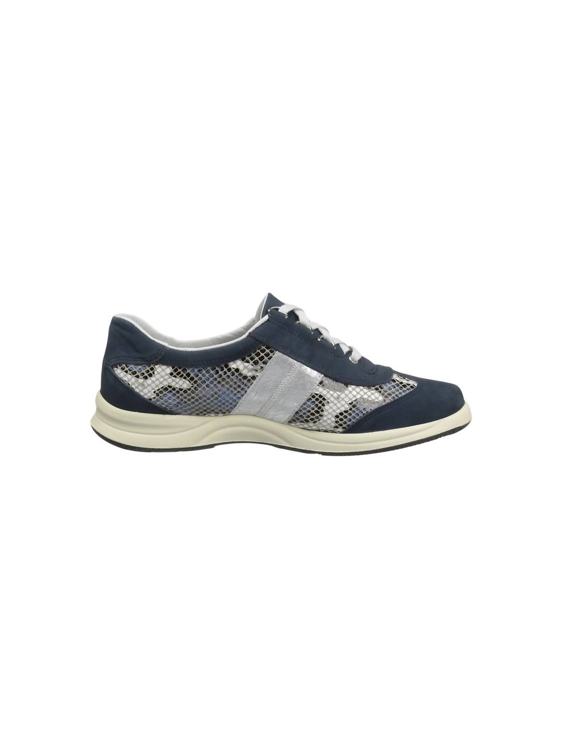 MEPHISTO Women's Laser Sneakers in navy - women's sneaker - detail view