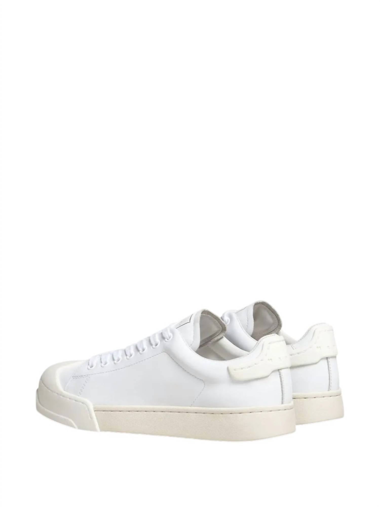 MARNI Men's Dada Bumper Low-top Sneakers in lily white - men's sneaker - view 4