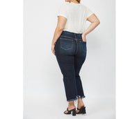 Mica Denim - High Rise Crop Flare Jean