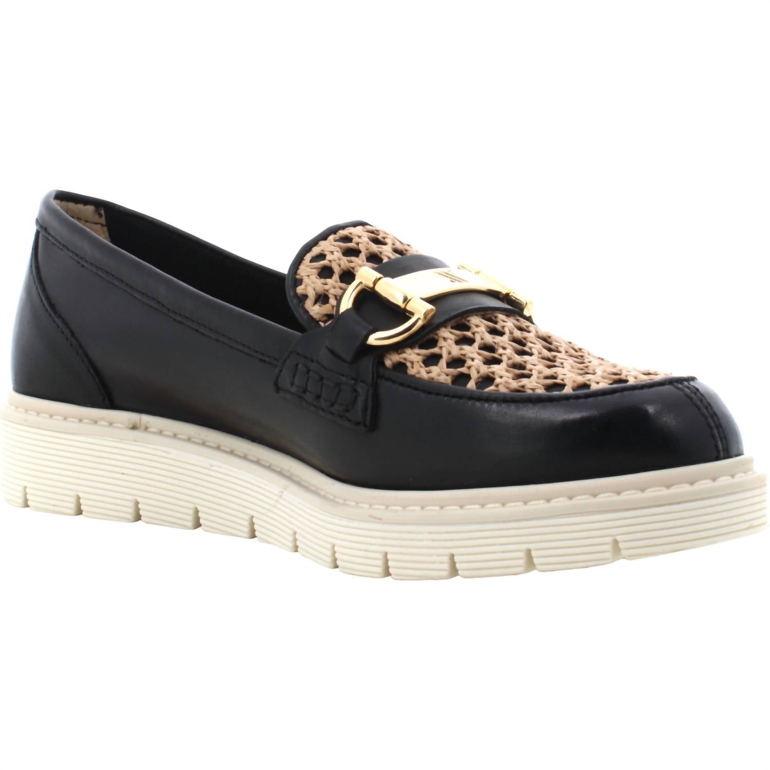 The FLEXX Women's Maila Loafer in black cuolo - women's flats