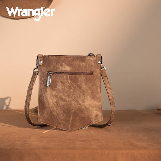 Wrangler - W Stitch Water Repellent Denim Pocket Crossbody Bag
