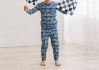 Kickee - Boy's Long Sleeve Pajama Set