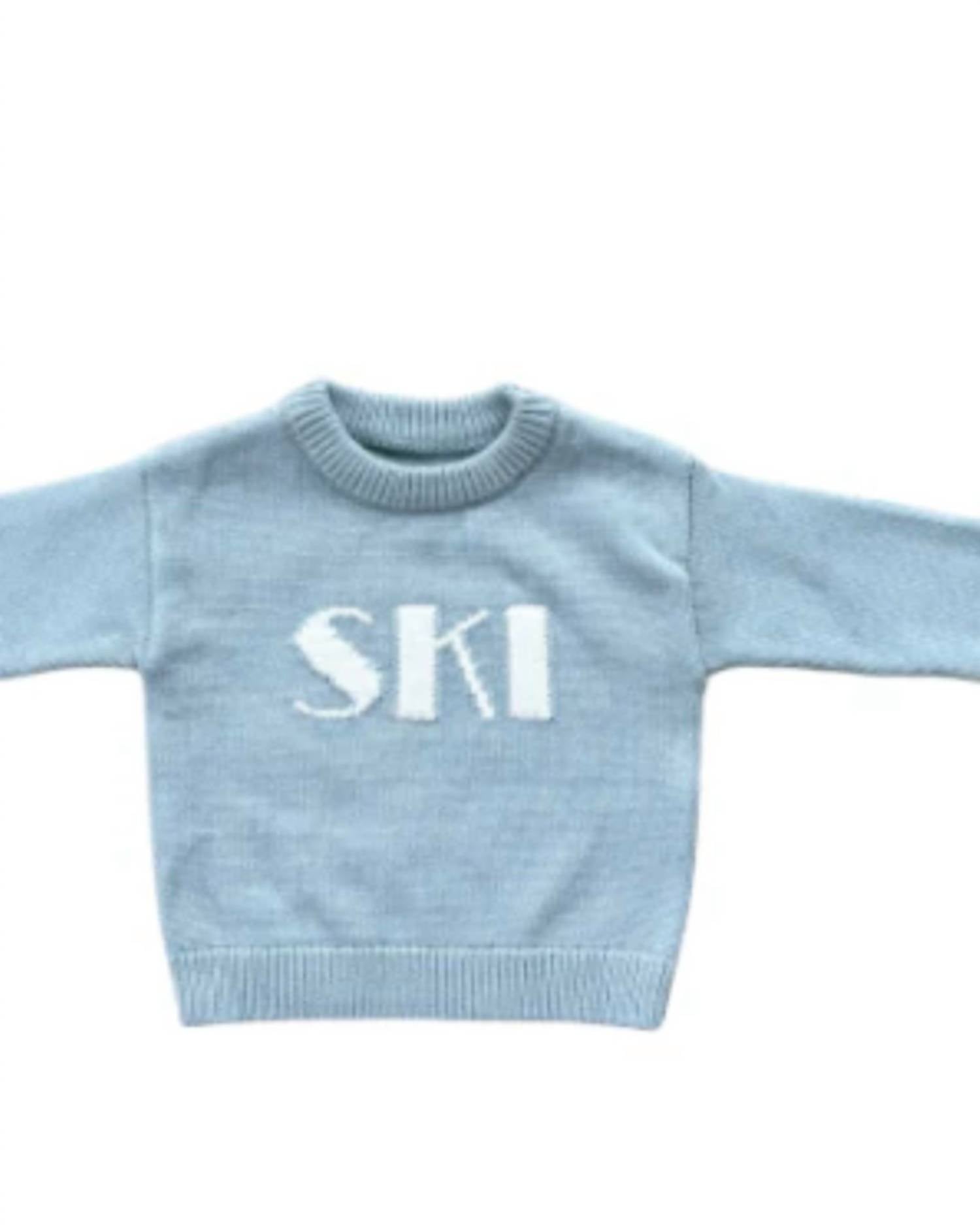 babysprouts Kid' Ski Knit Sweater in blue - kids' shirt - detail view