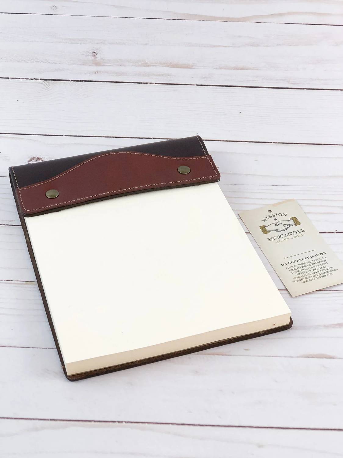 Mission Mercantile - Campaign Leather Notepad