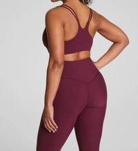 Spanx Low Impact Sports Bra in plum berry - women's intimate - view 5
