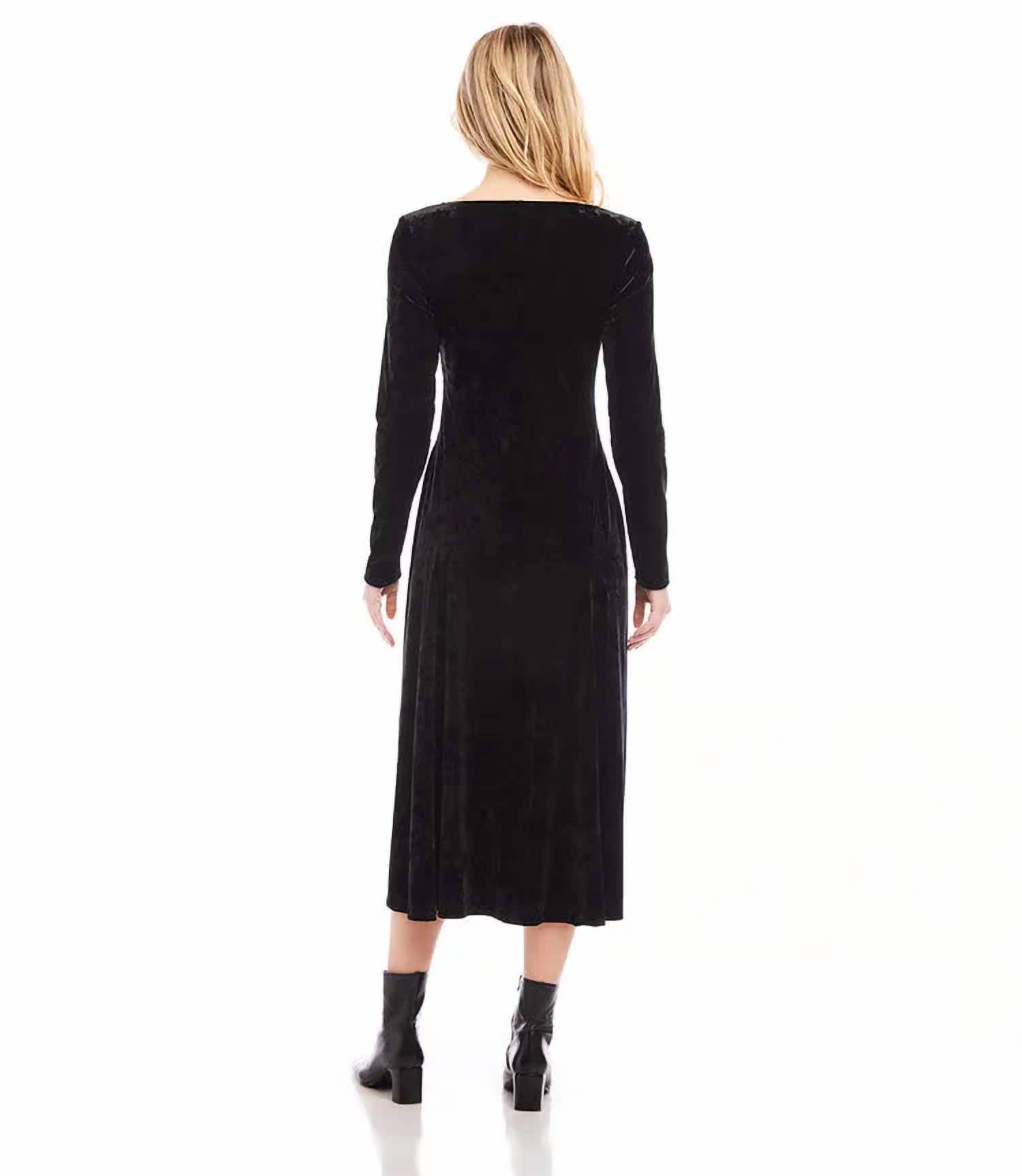 Karen Kane - Final Sale Kate Velvet Midi Dress
