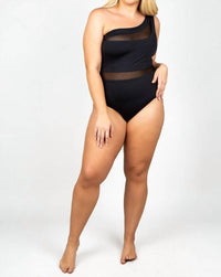 Nomads - Coast One Shoulder One-piece Swimwear - Plus