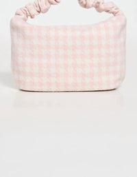 Stoney Clover Lane - Large Houndstooth Scrunch Handle Bag
