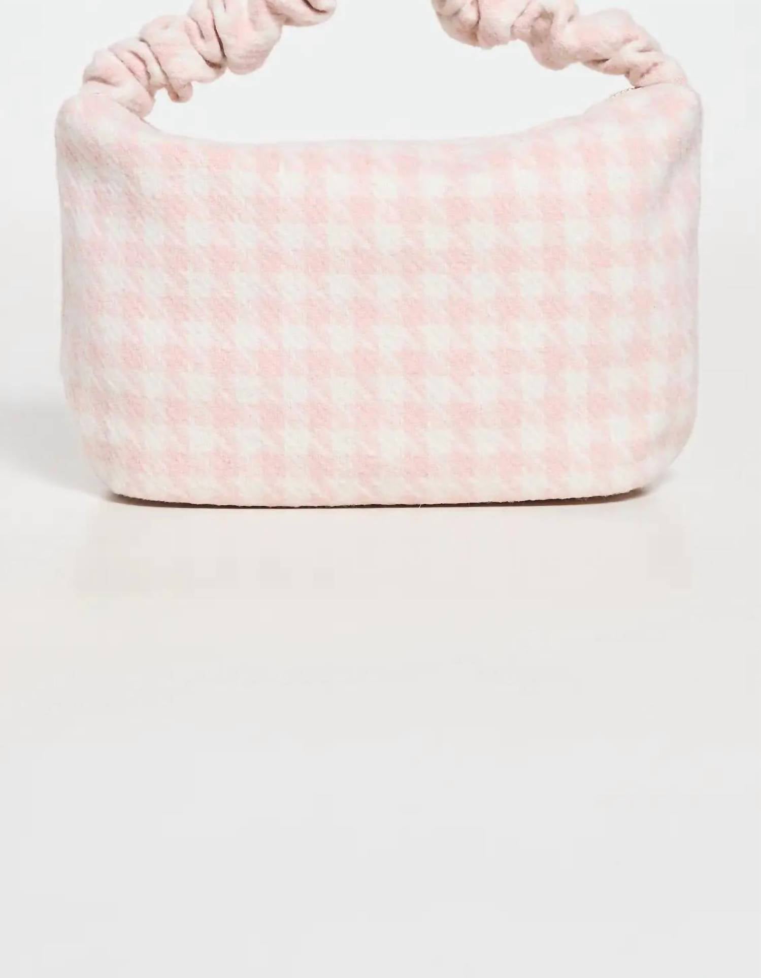 Stoney Clover Lane - Large Houndstooth Scrunch Handle Bag