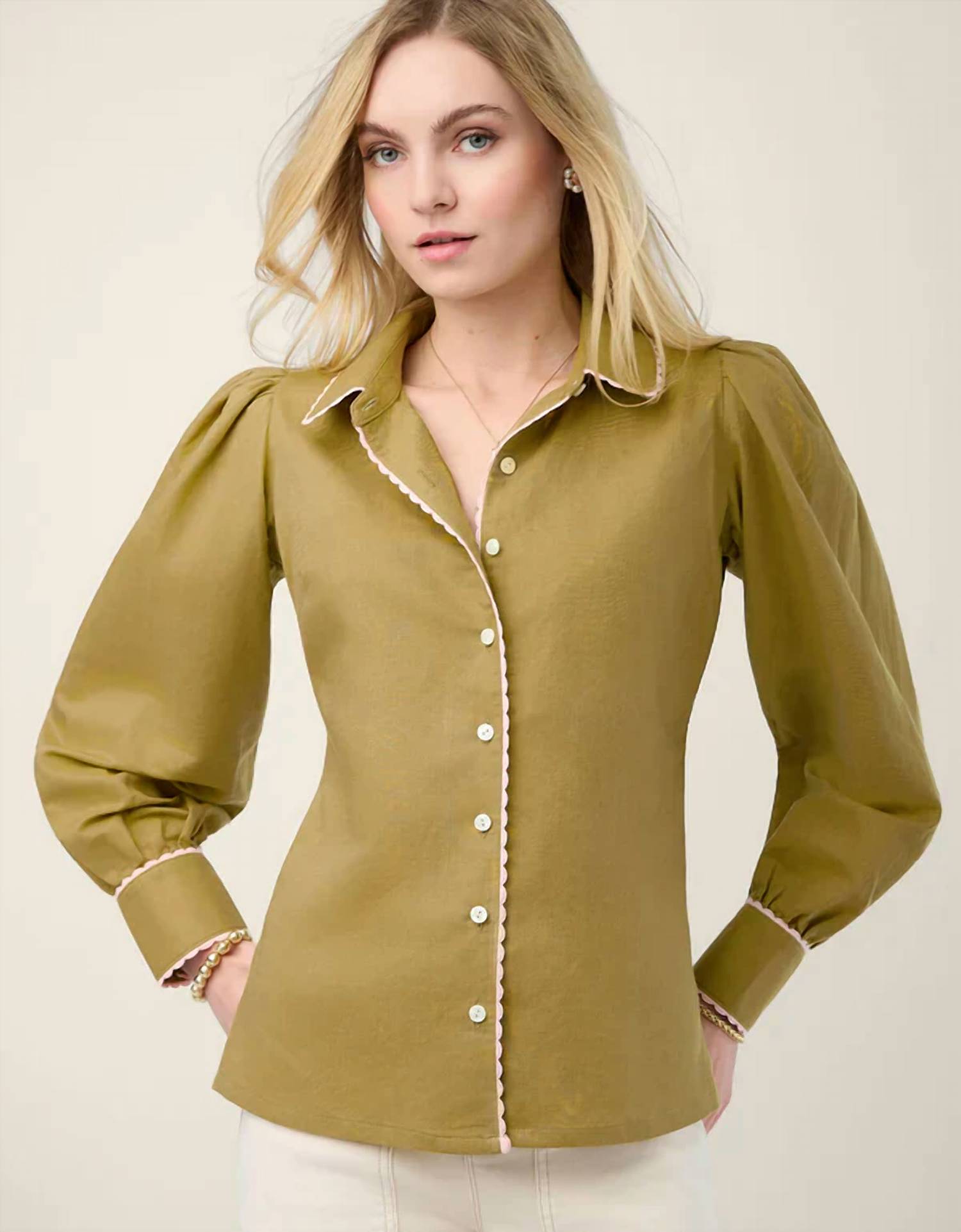 Spartina 449 - Gloria Button Front Long Sleeve Blouse