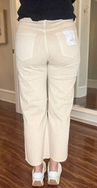 Vervet By Flying Monkey - High Rise Wide Leg Crop Pant