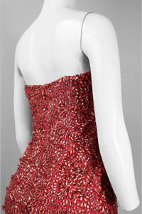 Theia - Rhinestone Embellished Cocktail Dress