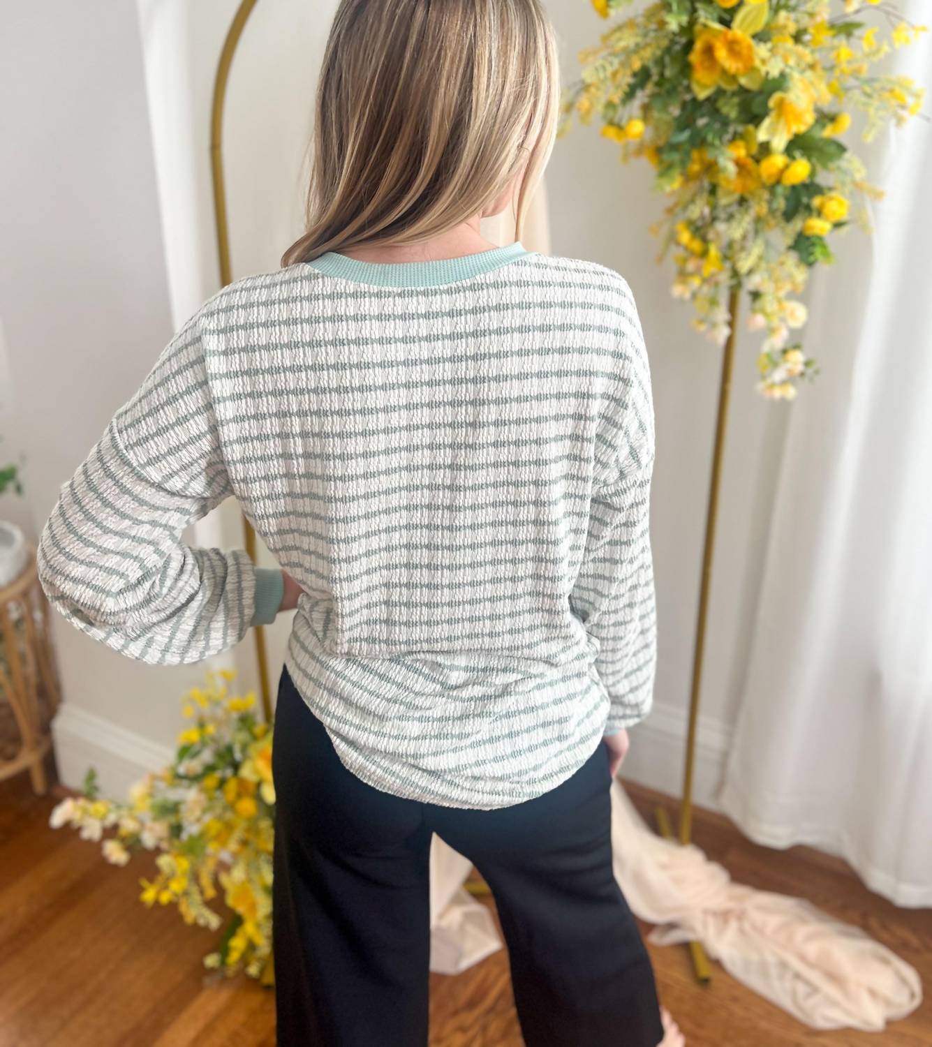Lovely Melody - Emily Stripe Top