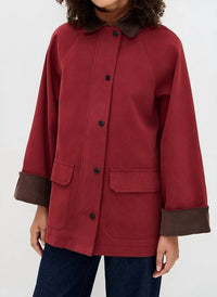 Moon River - Corduroy Detail Barn Jacket