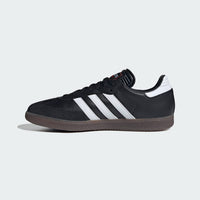 adidas Men’s Samba Leather Indoor Soccer Classic Sneakers in core black cloud white vivid red - men's shoe - view 7