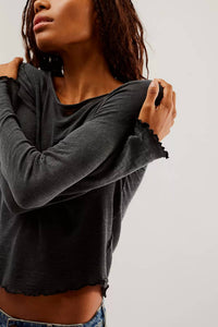 Free People - Be My Baby Long Sleeve Top