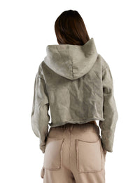 Les Tien - Les Tien Rosa Raw Zip Hoodie