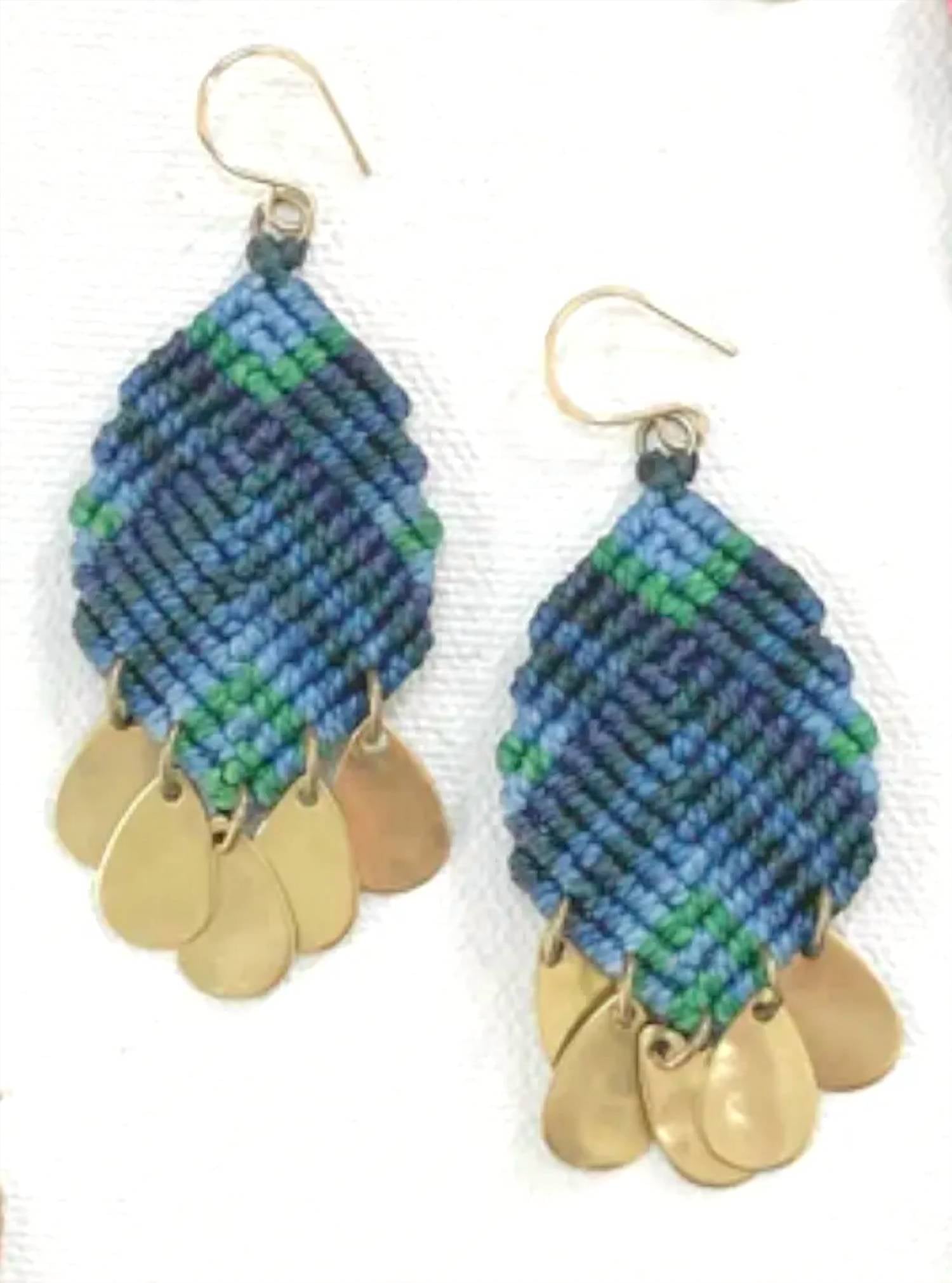 Amira Jewelry - Women's Buddha With Raindrops Earrings