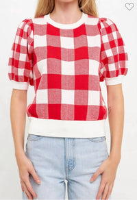 Endless Rose - Puffy Sleeve Top