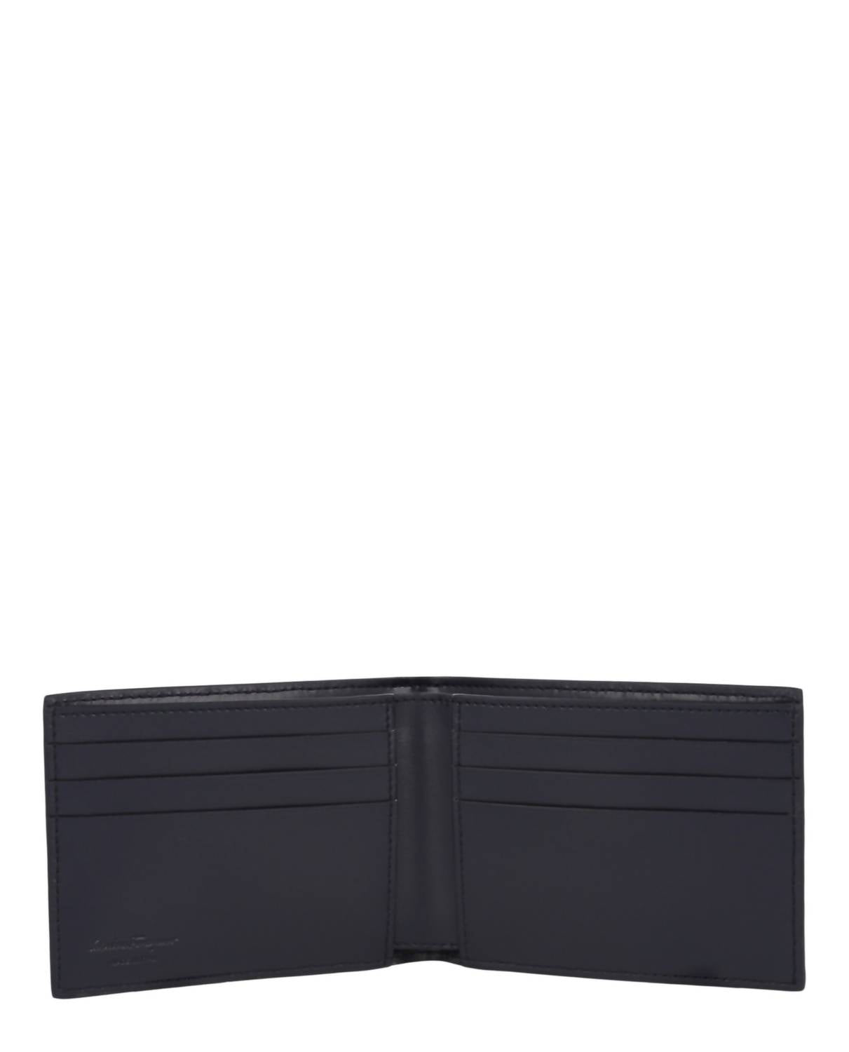 Salvatore Ferragamo Women's Crosta Bifold Wallet in blue - women's bag - alternate view